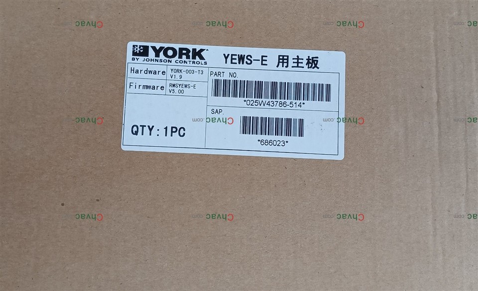 York 025W43786-514 I/O doska